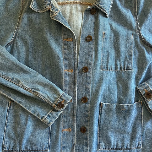 Vintage Old Navy Denim Chore Jacket - Picture 6 of 9